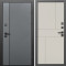 Входная дверь Termo-Door Кросс Грей - Горизонт Слоновая кость