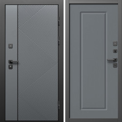 Входная дверь Termo-Door Кросс Грей - Гранд Grey софт