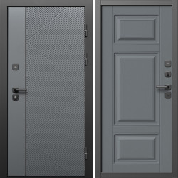 Входная дверь Termo-Door Кросс Грей - Лион Grey софт
