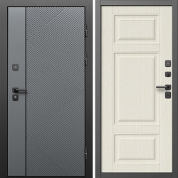 Входная дверь Termo-Door Кросс Грей - Лион Лиственница