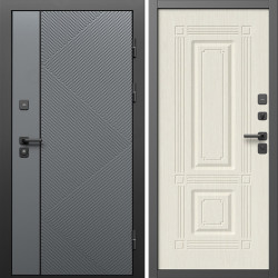 Входная дверь Termo-Door Кросс Грей - Мадрид Лиственница