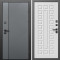 Входная дверь Termo-Door Кросс Грей - Престиж белое дерево
