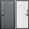 Входная дверь Termo-Door Кросс Грей - Страйп Белый Софт