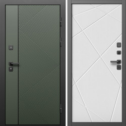 Входная дверь Termo-Door Кросс Грин - Лучи белый