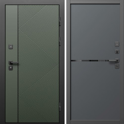 Входная дверь Termo-Door Кросс Грин - Нео Графит