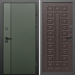Входная дверь Termo-Door Кросс Грин - Престиж венге