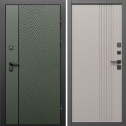 Входная дверь Termo-Door Кросс Грин - Страйп Капучино