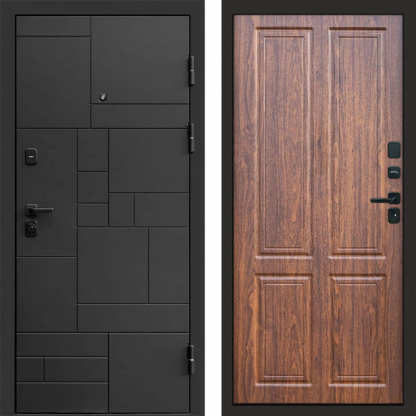 Входная дверь Termo-Door Квадро - Без серии Орех стандарт