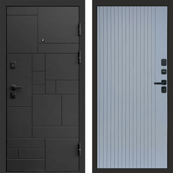 Входная дверь Termo-Door Квадро - Flat Grey софт