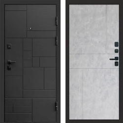 Входная дверь Termo-Door Квадро - Горизонт бетон светлый