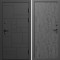 Входная дверь Termo-Door Квадро - Горизонт бетон темный