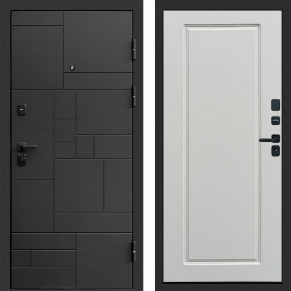 Входная дверь Termo-Door Квадро - Гранд Белый софт