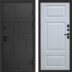 Входная дверь Termo-Door Квадро - Лион Белый софт