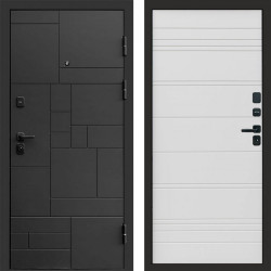 Входная дверь Termo-Door Квадро - Лучи White line