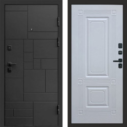 Входная дверь Termo-Door Квадро - Мадрид Белый софт