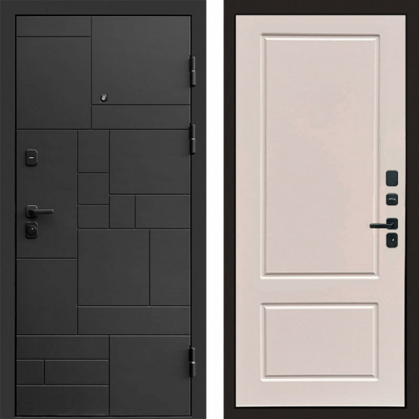 Входная дверь Termo-Door Квадро - Марсель Слоновая кость