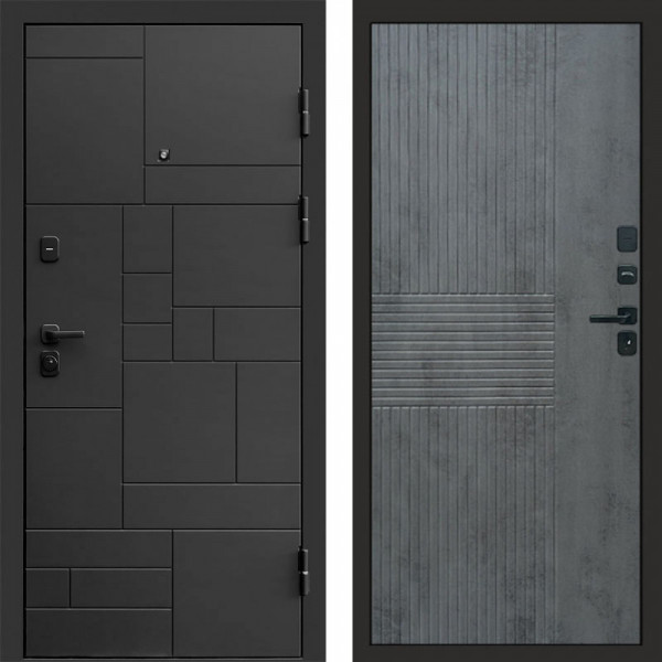 Входная дверь Termo-Door Квадро - Мастино Бетон темный