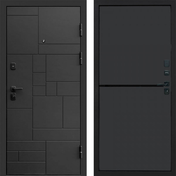 Входная дверь Termo-Door Квадро - Нео Графит