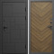 Входная дверь Termo-Door Квадро - Плаза Елочка Орех