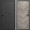 Входная дверь Termo-Door Квадро - Плаза Елочка Серая