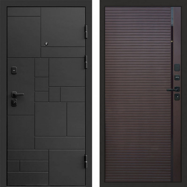 Входная дверь Termo-Door Квадро - Porte Шоколад