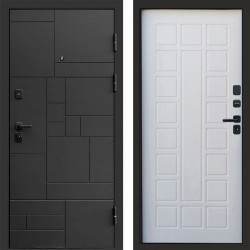 Входная дверь Termo-Door Квадро - Престиж белое дерево