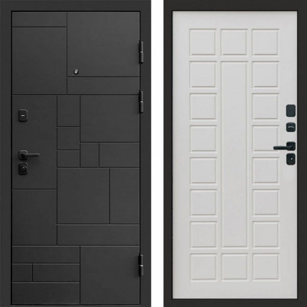 Входная дверь Termo-Door Квадро - Престиж бежевый матовый