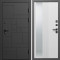 Входная дверь Termo-Door Квадро - Зеркало Люмис Белый Софт