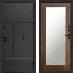 Входная дверь Termo-Door Квадро - Зеркало Триумф дуб