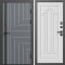 Входная дверь Termo-Door Квантум Грей - Арка белое дерево