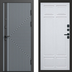Входная дверь Termo-Door Квантум Грей - Без серии Лиственница премиум