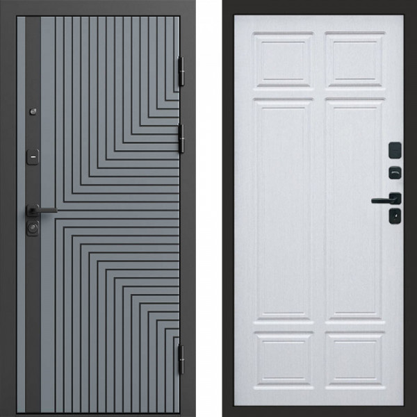 Входная дверь Termo-Door Квантум Грей - Без серии Лиственница премиум