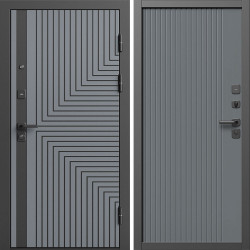 Входная дверь Termo-Door Квантум Грей - Флэт Grey софт
