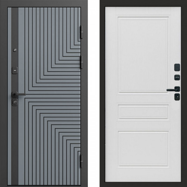 Входная дверь Termo-Door Квантум Грей - Классика лиственница