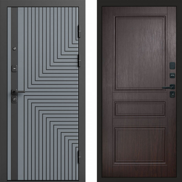 Входная дверь Termo-Door Квантум Грей - Классика венге