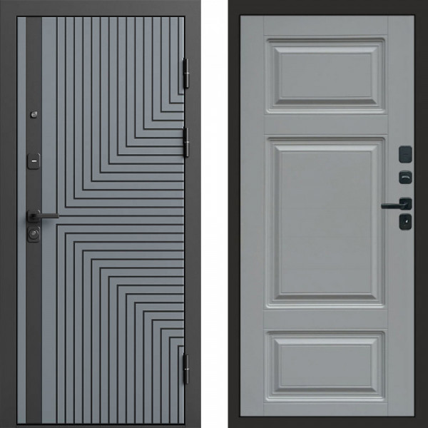Входная дверь Termo-Door Квантум Грей - Лион Grey софт