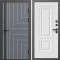Входная дверь Termo-Door Квантум Грей - Мадрид Белый софт