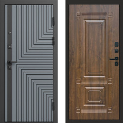 Входная дверь Termo-Door Квантум Грей - Мадрид Дуб