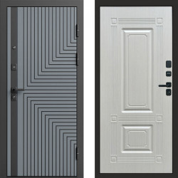 Входная дверь Termo-Door Квантум Грей - Мадрид Лиственница