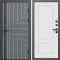 Входная дверь Termo-Door Квантум Грей - Марсель Белый софт