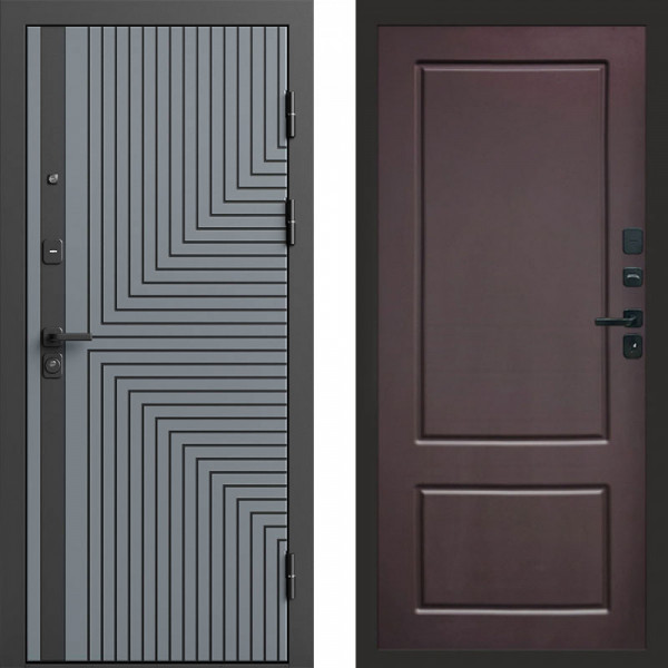 Входная дверь Termo-Door Квантум Грей - Марсель Шоколад