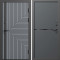 Входная дверь Termo-Door Квантум Грей - Нео Графит