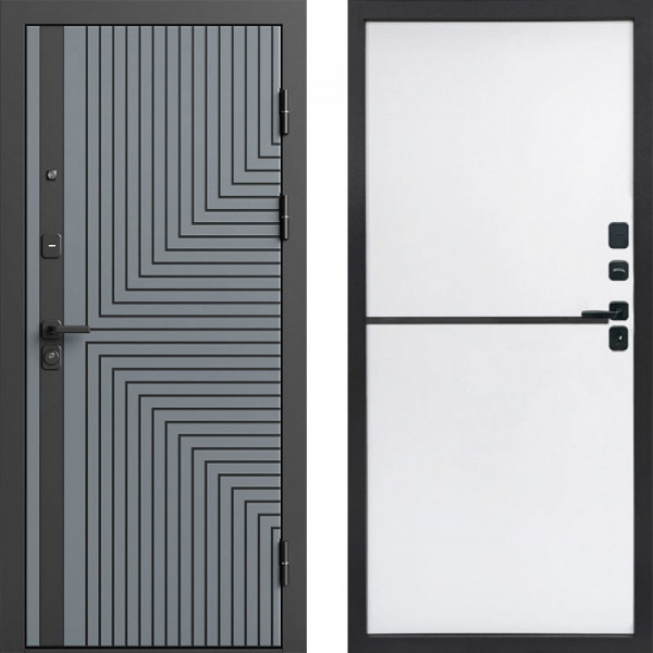 Входная дверь Termo-Door Квантум Грей - Нео White