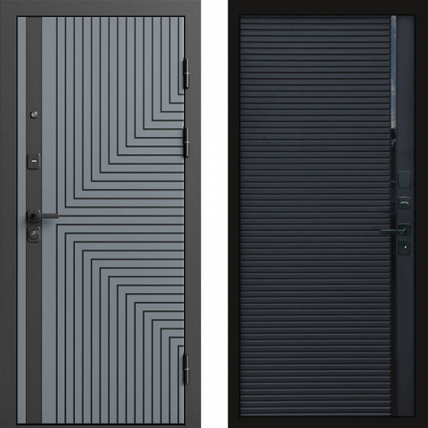 Входная дверь Termo-Door Квантум Грей - Porte black