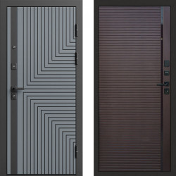 Входная дверь Termo-Door Квантум Грей - Porte Шоколад