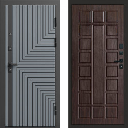 Входная дверь Termo-Door Квантум Грей - Престиж венге