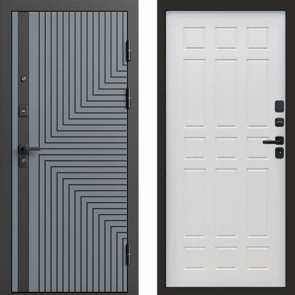 Входная дверь Termo-Door Квантум Грей - Спарта лиственница