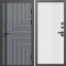 Входная дверь Termo-Door Квантум Грей - Страйп Белый Софт