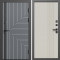 Входная дверь Termo-Door Квантум Грей - Страйп Слоновая Кость