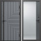 Входная дверь Termo-Door Квантум Грей - Зеркало Фацет Grey софт